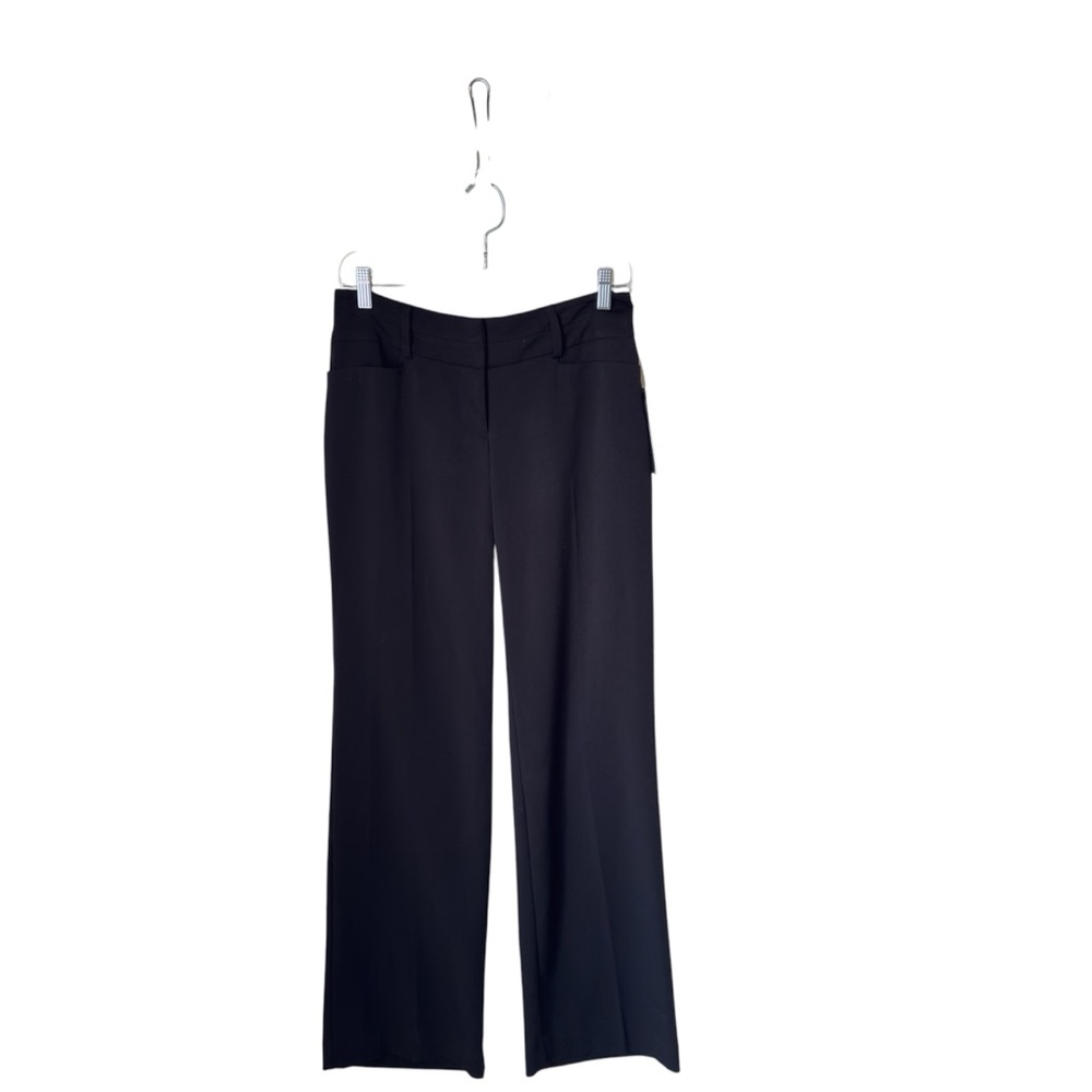 Apt 9 Women’s Size 2 Black Curvy Mid-Rise Trouser Dress Pants Minimalist